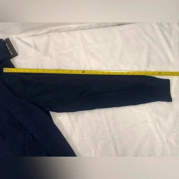 Michael Kors Men's 1/4 Zip Pullover Sweater Tipped Mock-Neck - Picture 11 of 11